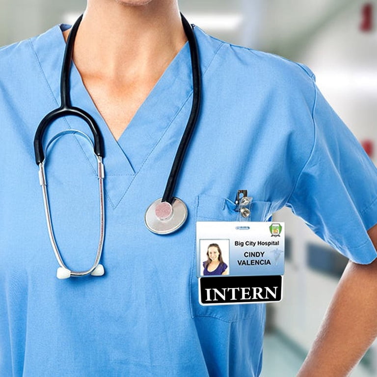 Rn Badge Oversized Horizontal Buddy - Extra Large Role ID Card For ...