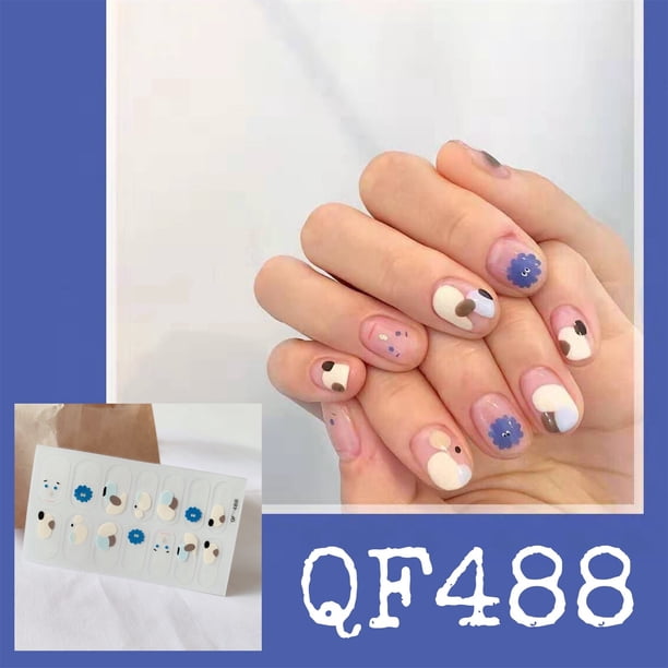 Pegatinas para uñas para decoración de uñas, pegatinas para uñas para mujeres, pegatinas para uñas, pegatinas completas para decoración de uñas, pegatinas para uñas esmeriladas, pegatinas para uñas