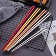 thumbnail image 6 of HGYCPP 1 Pair Stainless Steel Chopsticks Chinese Japanese Chopstick Sticks Reusable Kitchen Tableware Dishwasher Safe, 6 of 11