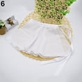 thumbnail image 2 of HEVIRGO Girls Chiffon Layered Ballet Tutu Skirt Skate Wrap Scarf Dance Wear Dress,1Pc White, 2 of 10