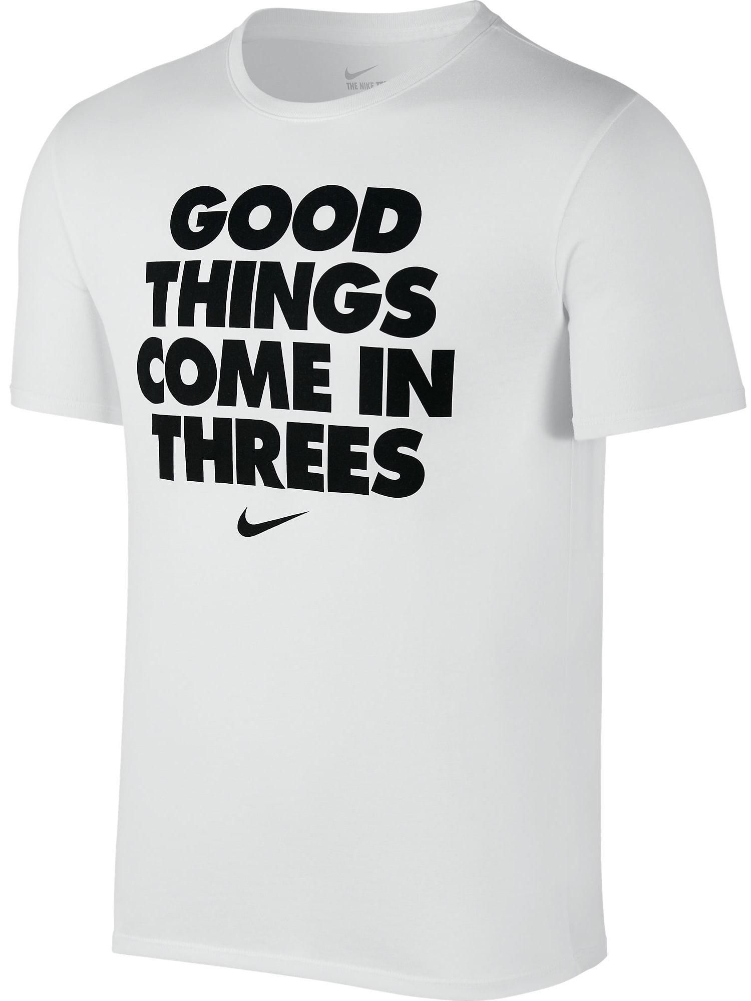 Nike - Nike Core Good Things Come In Threes Men's Basketball T-Shirt White/Black 806935-100