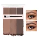thumbnail image 5 of Paleta de polvos para cejas de 3 tonos: polvo para cejas natural de larga duración, resistente al agua y al sudor para todo tipo de piel, 5 of 5
