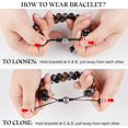 thumbnail image 3 of Pulsera de triple protección - Pulsera de ojo de tigre hombre y pulsera de ónix negro para Hombre Mujer, pulsera de triple protección para hombre mujer Trae Suerte (10MM), 3 of 5