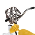thumbnail image 2 of Metal Tricycle Model Three Wheeled Bike Model Decorative Miniature Tricycle Statue Lifelike Tricycle Toy Ornament for Desk Shelf Yellow, 2 of 3
