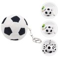 thumbnail image 3 of Llavero de pelota de fútbol de peluche llavero relleno llavero de llave de llave de pelota deportiva mochila, 3 of 5
