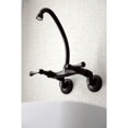 thumbnail image 5 of Kingston Brass Kingston 6-Inch Adjustable Center Wall Mount Kitchen Faucet Oil Rubbed Bronze, 5 of 5
