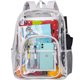 thumbnail image 2 of 1 mochila transparente, mochila transparente resistente, mochila de PVC transparente a la moda. MFZFUKR 222056-1, 2 of 8