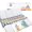 24 Classic Colors, variant on PHOENIX Iridescent Watercolor Paint Set, 12 Half Pan Color Shifting Pearl Paint, Glitter Pearlescent Portable Palette for Artist