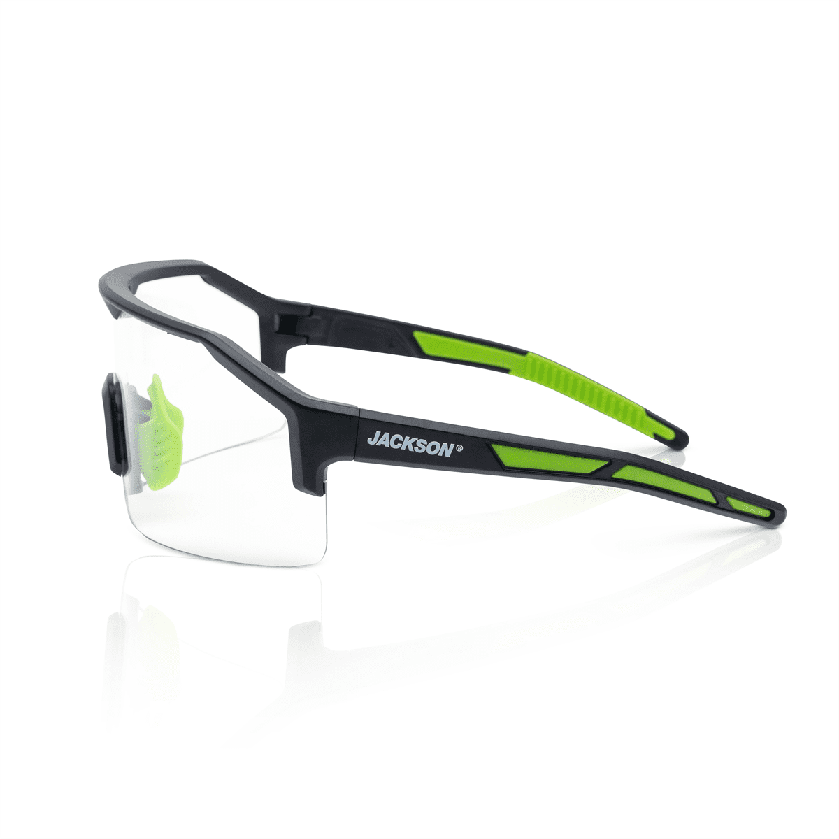 Jackson Safety Safety Glasses - MAXVIEW+ Series - Clear Lens - Black Frame - STA-CLEAR Anti-Fog