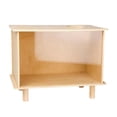 thumbnail image 1 of Almencla Hamster Digging Box Wooden Hideout for Dwarf Hamsters Lemmings Small Animals Large, 1 of 8