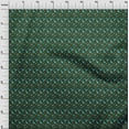 thumbnail image 4 of oneOone Silk Tabby Dark Green Fabric Jacobean Floral Craft Projects Decor Fabric Printed By The Yard 42 Inch Wide, 4 of 4
