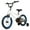 White, variant on Hykolity Kids Bike Boy Girl Bicycle 16 inch for Children Age 4-6 Height 38-48" Child Sport Bike BMX Handbar includes Training Wheel White