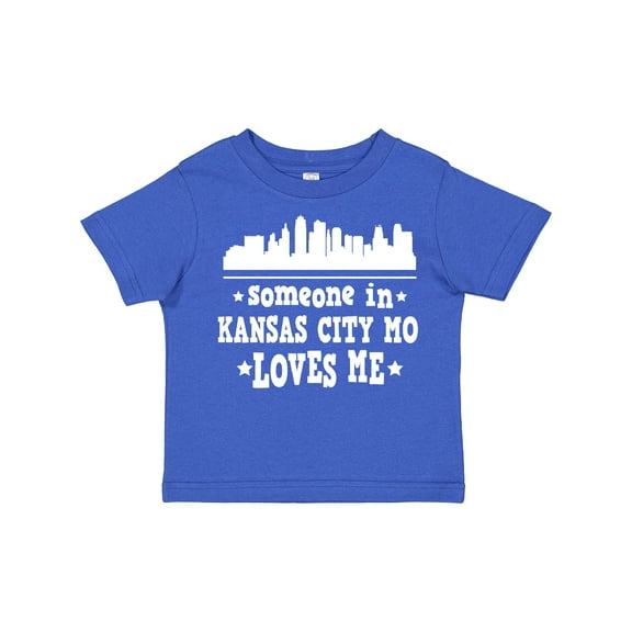 Inktastic Kansas City Missouri Loves Me Skyline Boys or Girls Toddler T-Shirt
