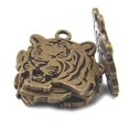 thumbnail image 3 of 6Pcs Vintage Bronze Head Animal Charms Colgante Craft Jewelry Findings, 3 of 3