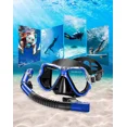 thumbnail image 5 of Greatever Dry Snorkel Set,With Panoramic Wide View,Anti-Fog Scuba Diving Mask,Professional Snorkeling Gear, 5 of 7