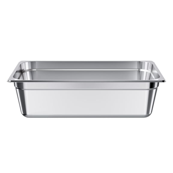 6-Inch Deep Steam Table Pan - 1 Pack Stainless Steel Anti-Jam Hotel Pan for Catering, Buffet, Party, and Restaurant Supplies