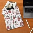 thumbnail image 5 of FORMRS A4 Clipboard Folder with Pen Holder Horizontal Foldable School Office Binder, Red Nordic Christmas, 5 of 9
