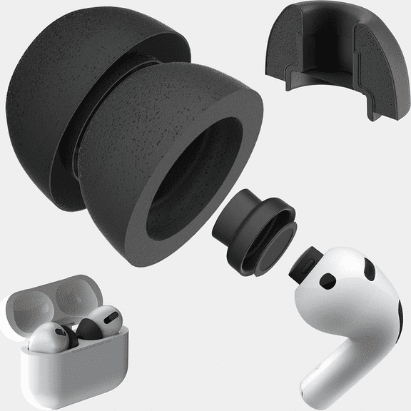 AirFoams Pro V20.0 — Memory Foam Ear Tips for AirPods Pro 3 (ONLY for  AirPod Pro 3) (SML)