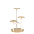 thumbnail image 2 of 3 Tier Plants Stand, Metal Wood Plants Stand For Indoor Plants, Corner Tiered Flower Plants Shelf Stand for Living Room Bedroom (1PC, Style D), 2 of 7