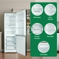 thumbnail image 4 of Conserv 11cf Bottom Freezer Refrigerator 24in w/ WINE RACK Stainless 110V, 4 of 14