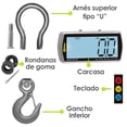 thumbnail image 3 of Básculas Electrónicas Colgantes 500 kg Rhino BAC-500, 3 of 7