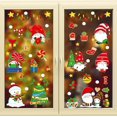 thumbnail image 1 of Christmas Stickers, 9 Sheets 73 Pcs Reusable Christmas Window Stickers, Cute Christmas Window Decorations, Double Sided Electrostatic PVC Christmas Window Sticker for Door, Showcase, Glass, 1 of 5