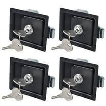 4PCS Trailer Tool Box Locks Door Paddle Handle Latch Anti-Theft Paddle Locks for RV Truck Trailer