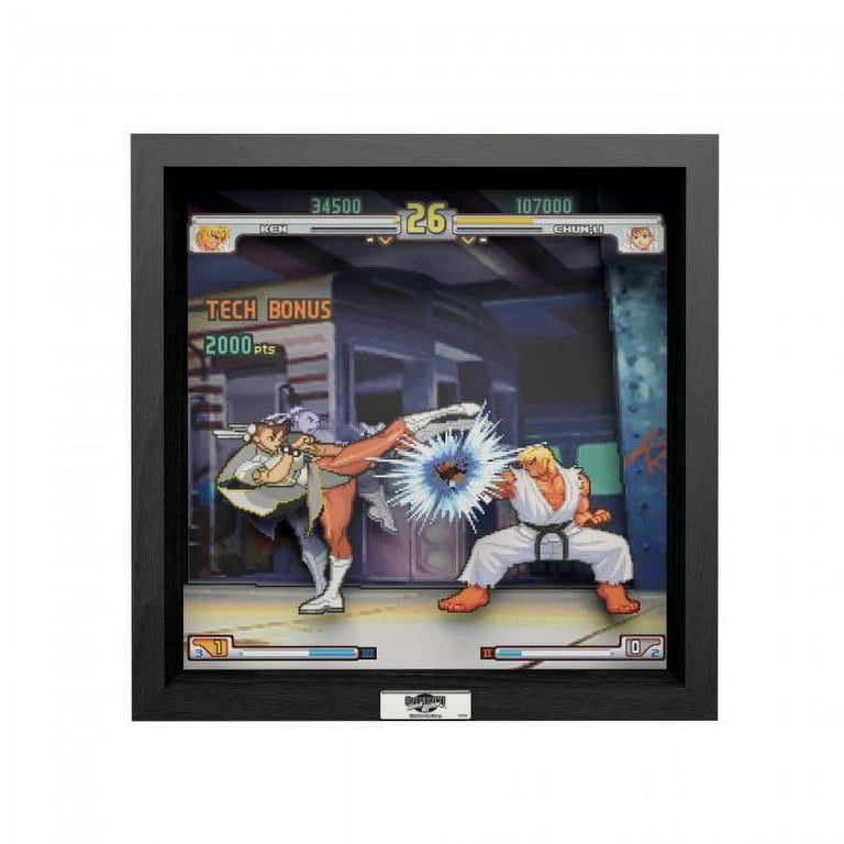 Capcom Officially Licensed Pixel Frames Street Fighter III Decor