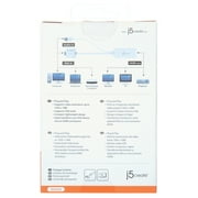 j5create VGA To HDMI Video Audio Adapter, JDA204