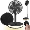 thumbnail image 2 of Ventilador portátil inalámbrico VENTY, batería de 16000 mAh con mando a distancia, color negro, 2 of 3