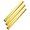 Gold, variant on Professional Track and Field Relay Batons 3-Pack Premium Aluminum Alloy Electroplating Sprint Match Passing Sticks High Visibility Gold - 11.4 inches / 29.0 cm