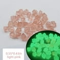 thumbnail image 3 of stanreset Luminous Stones Rocks Decorative Solar Ornament Home Garden Indoor Pathway Landscape Decoration Path Walkway Light Pink, 3 of 3