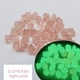thumbnail image 4 of Injueey 100 piezas piedras luminosas rocas decorativas luz solar ornamento jardín interior exterior camino decoración fiesta pasarela Jardín y Patio Rosa claro, 4 of 6