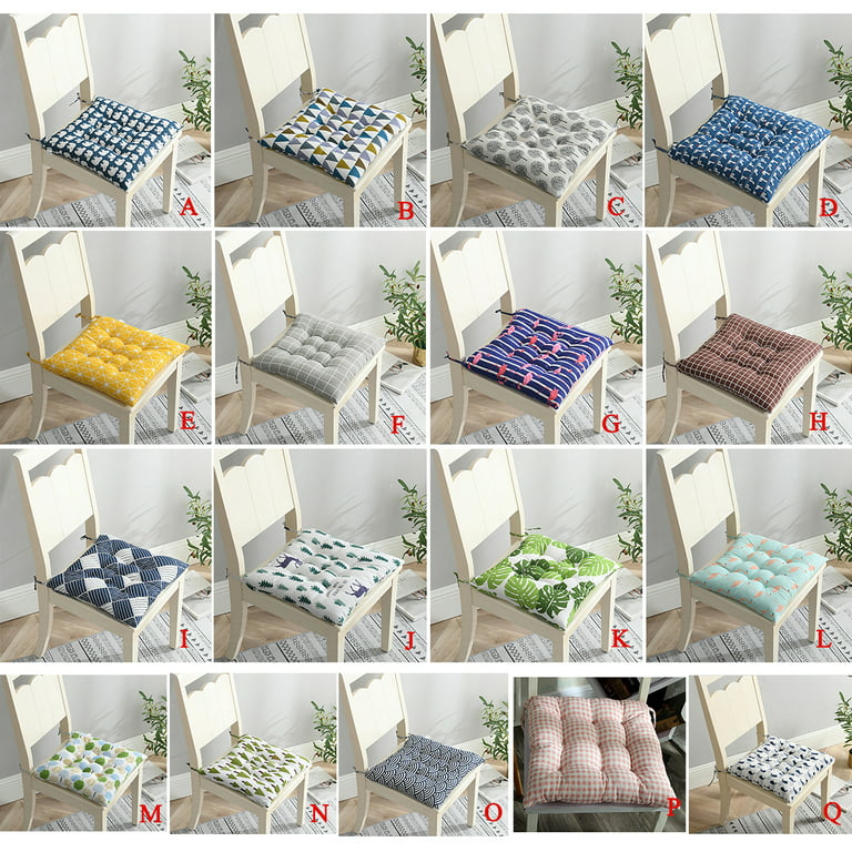 Chair Pads Indoor Seat Cushions Pillows with Ties for Kitchen