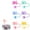 Morand Pink Yellow, variant on 6PCS Bow Straw Toppers, Cute Straws Covers for Stanley 30&40 Oz Tumbler with Handle, 10mm Dust-Proof Drinking Straw Dispensers Straw Topper Cap for Girls Kids