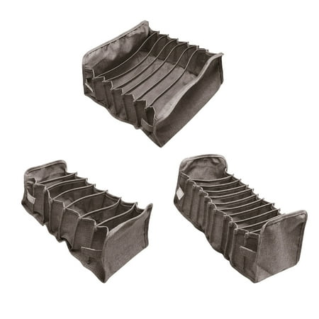 

Storage Storage Containers For Pantry 3-piece Underwear Storage Box With Compartments Socks Bra And Panties