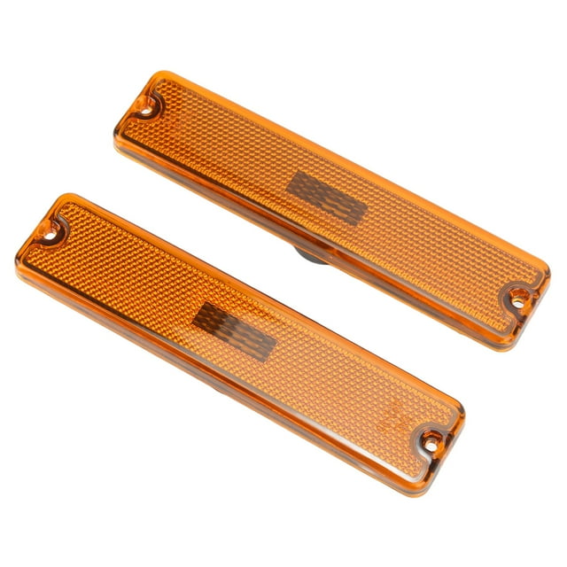 Side Signal Lamp Housings, Weatherproof Wear Resistant 2PCS Side Marker Light Cover 56001424 For Car Modification Yellow