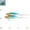 Blue, variant on Long Casting Metal Jig with Feather Treble Hooks – Shore Slow Jigging Lure with Reflective Blade for Surf Fishing 2pc