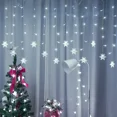 thumbnail image 5 of Guirnalda de luces LED navideñas de 3 m con forma de copo de nieve, guirnalda de luces de hadas para exteriores, para decoración de hogar, fiesta, jardín y Año Nuevo, 5 of 5