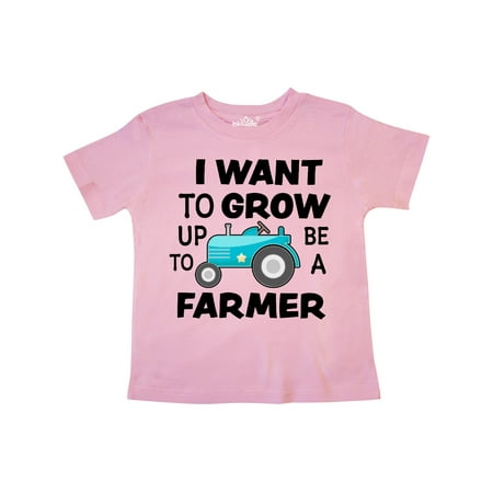 

Inktastic I Want To Grow up To Be a Farmer Gift Toddler Boy or Toddler Girl T-Shirt