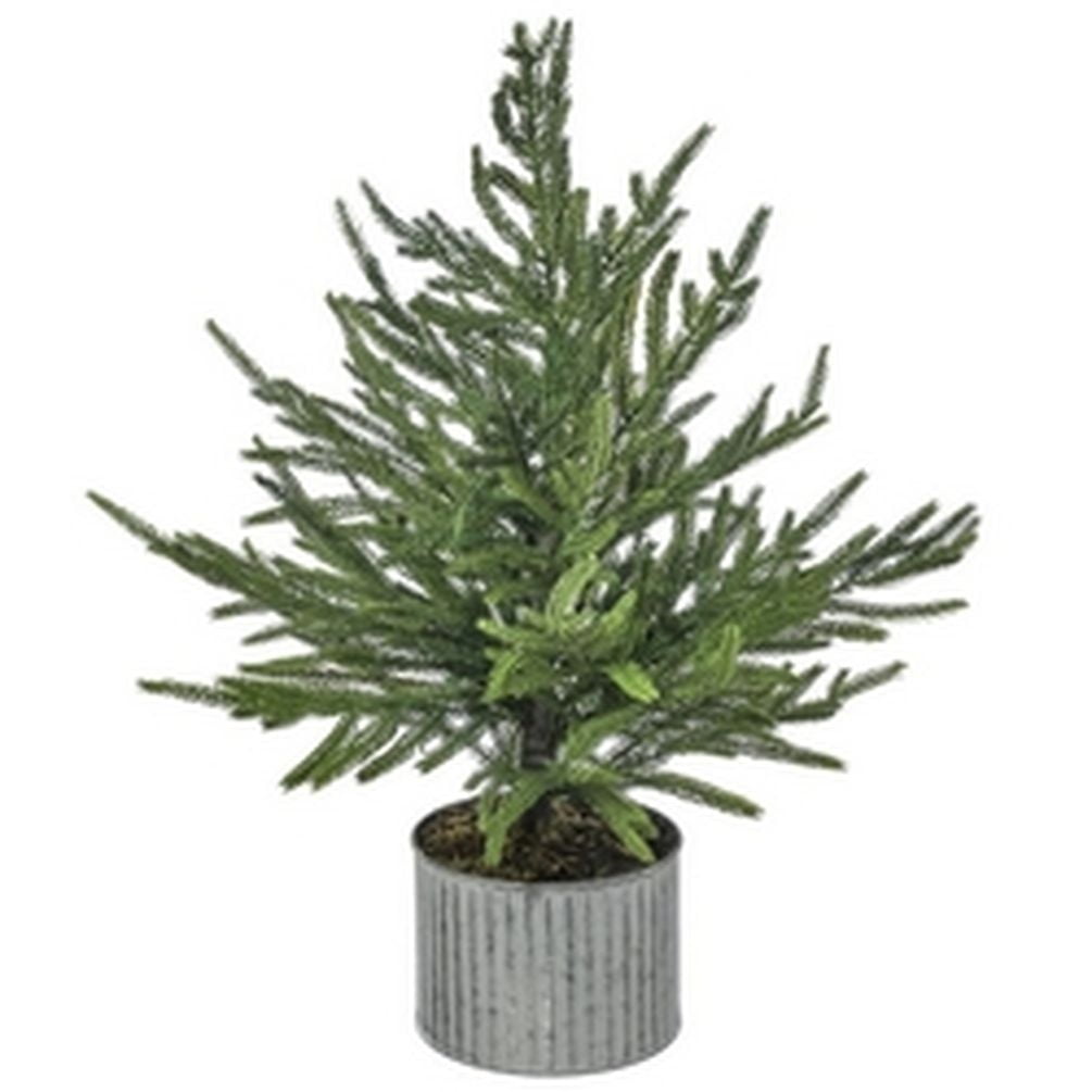 28" Potted Real Touch Norfolk Pine Tree Decoration