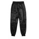 thumbnail image 4 of Pantalones de Yoga Gibobby Pantalones casuales con bolsillo en la Cintura elástica de satén para mujer Negro S, 4 of 5