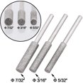 thumbnail image 3 of Pack Burr Grinding Stone File, Chainsaw Sharpener 4.8 Inch (Silver), 3 of 5