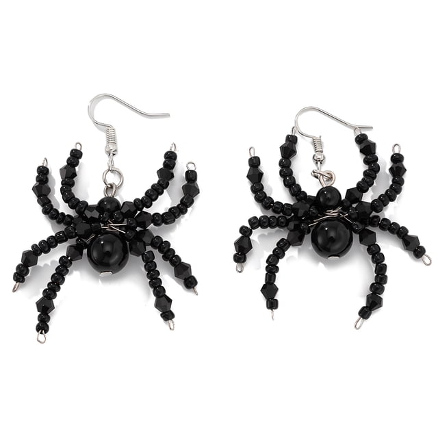 Collier Araignée Gothique Vintage Pendentif Araignée Halloween Style Punk Bijou Animal Reptile