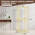 thumbnail image 2 of Signature Fitness Multi-Purpose Wooden Storage Rack，with Elastic Bands，for Toys, Clothes, and Household Items, Space-Saving，for Bedroom, or Playroom, 2 of 6