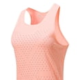 thumbnail image 3 of Lmnyox Athletic Tops for Women Lightweight Breathable Quick Dry Running Workout Tank Tops Summer Sleeveless Sport Shirts, 3 of 4