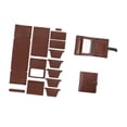thumbnail image 4 of Esquirla DIY Leather Wallet Set Card Organizer Handmade Pre Punched Mens Purse Making Dark Brown, 4 of 8