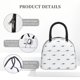 thumbnail image 4 of Easygdp Cute Shark Bolsa de Almuerzo Insulada Grande, Forro de Aluminio, Diseño Espacioso, a Prueba de Fugas, Ideal para Trabajo, Picnics, Viajes y Actividades al Aire Libre, 4 of 6