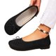 thumbnail image 4 of Zapatos Suaves para las Mujeres Cómodos de Moda Casual Primavera Color Sólido Plano de Tacón Bajo Zapatos Bowknot para las Mujeres, 4 of 9