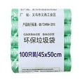 thumbnail image 2 of 3 Gallon Colorful Disposable Trash Bags 5 Rolls 100 Count Portable Rubbish Liners 45x50CM Perfect For Office Bathroom And Indoor Waste Bin General Use, 2 of 4